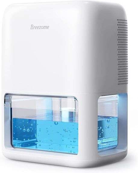 BREEZOME 60 OZ Dehumidifiers for Home, Dual-Semiconductor Quiet Dehumidifier