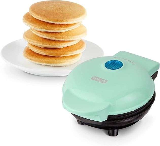 DASH Mini Maker Electric Round Griddle for Individual Pancakes, Cookies