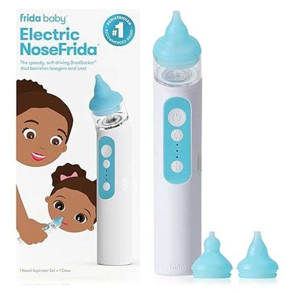 Frida Baby Electric NoseFrida Nasal Aspirator for Baby, Nose Sucker for Baby & Toddler, Upgraded Nas