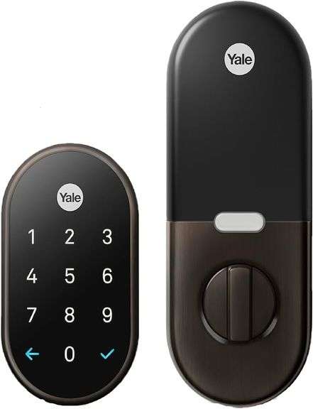 Google Nest x Yale Lock - Tamper-Proof Smart Lock for Keyless Entry - Keypad Deadbolt Lock