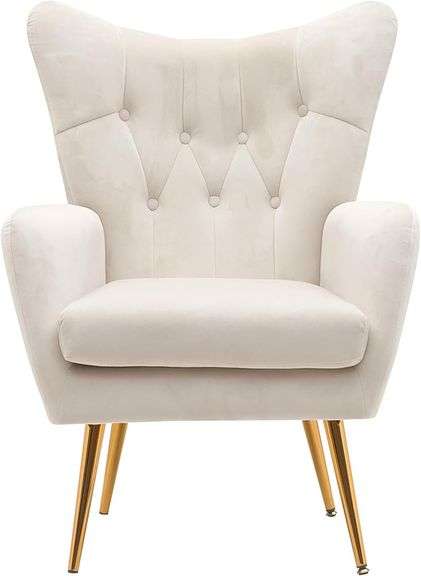 US Pride Furniture Modern Accent Chair with Ergonomic High Wingback