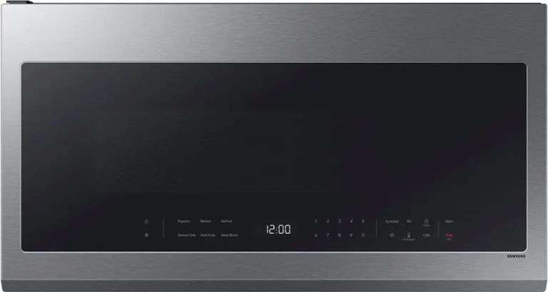 Samsung - 2.1 Cu. Ft. Over-the-Range Microwave with Sensor Cooking and Wi-Fi Connectivity - Stainles