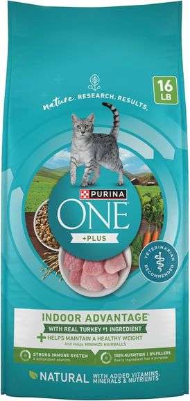 Purina ONE Natural, Low Fat, Weight Control, Indoor Dry Cat Food