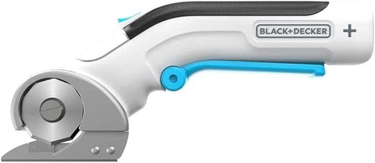 BLACK+DECKER 4V MAX Cordless Fabric & Craft Cutter Rotary Tool, USB Rechargeable (BCRC115FF)