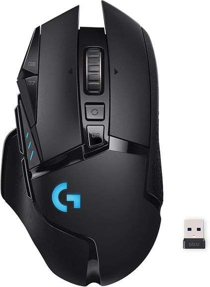 Logitech G502 Lightspeed Wireless Gaming Mouse with Hero 25K Sensor