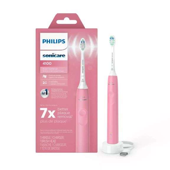 Philips Sonicare 4100 Plaque Control Rechargeable Electric Toothbrush - HX3689/24