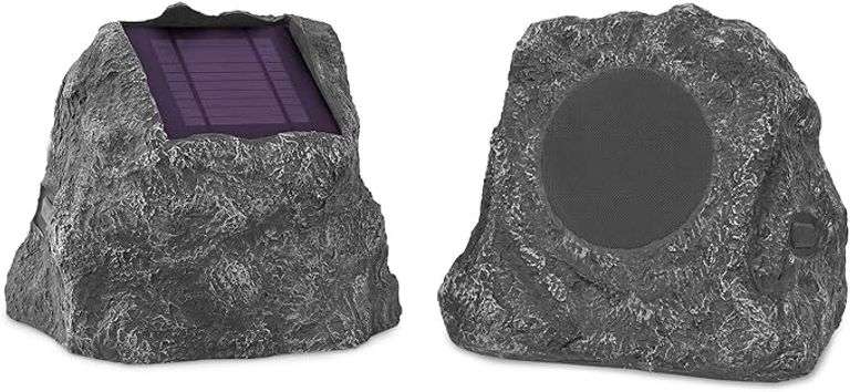 it.innovative technology Outdoor Rock Speaker Pair - Wireless Bluetooth
