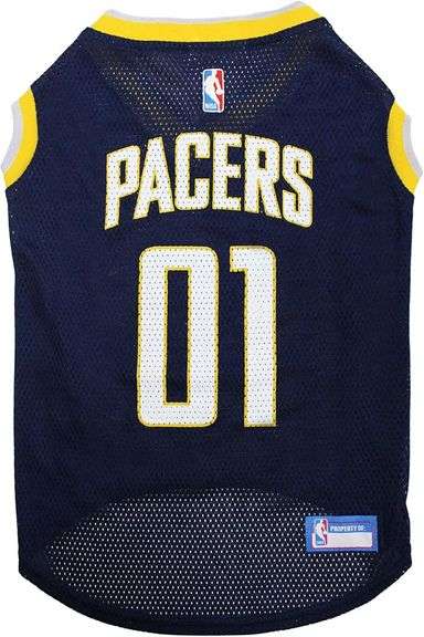 Pets First NBA INDIANA PACERS DOG Jersey, X-Large - Tank Top Basketball Pet Jersey