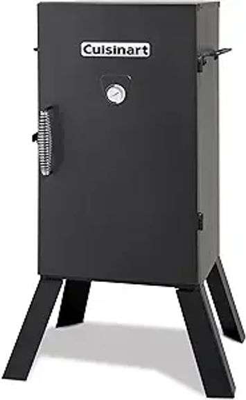 Cuisinart 30" Electric Smoker, 3 Adjustable Racks, Large Capacity BBQ Meat Smoker