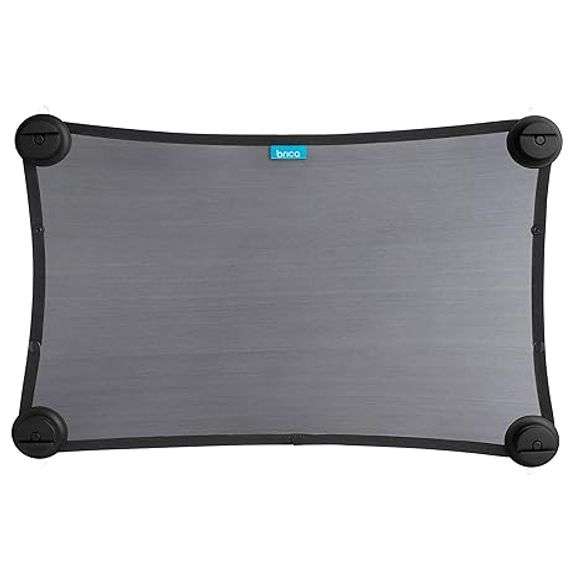 Munchkin Brica Stretch to Fit Car Window Sun Shade, Helps Block UVA/UVB Rays