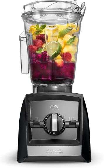 Vitamix A2500 Ascent Series Smart Blender, Professional-Grade, 64 oz. Low-Profile Container, Black
