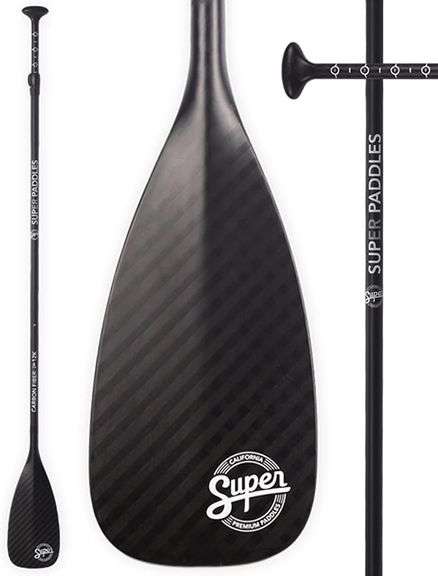 SUP Paddle - Carbon Fiber & Fiberglass Paddles - 3 Piece Adjustable Paddle Board Paddles w/Carbon Fi