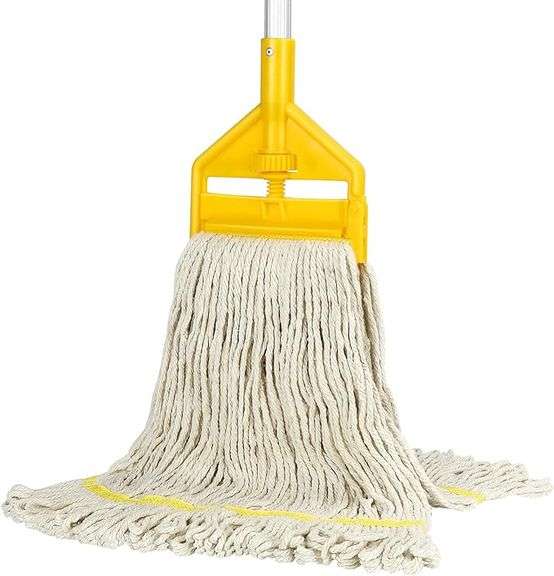 Commercial Mop Heavy Duty Industrial Cotton Mop with Long Handle