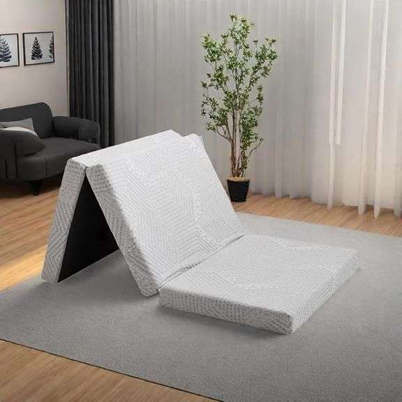 Tri-fold Memory Foam CertiPUR-US Certified Foldable-Mattress