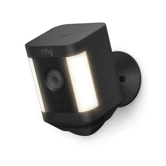 Ring - Spotlight Cam Plus Outdoor/Indoor Wireless 1080p Battery Surveillance Camera