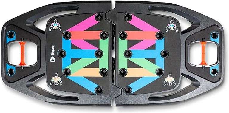 Lifepro Portable Home Gym with Push Up Training Board for Full Body Workouts - Christmas Gifts Push 