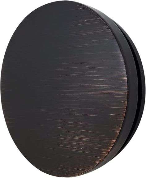 Westbrass D980R-12A Floating No-Hole Bath Waste Overflow Faceplate and Adaptor, Antique Bronze