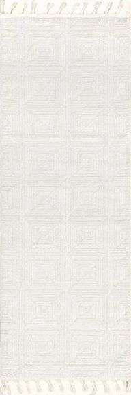 Shafali Cream Trellis Area Rug 140x200 cm