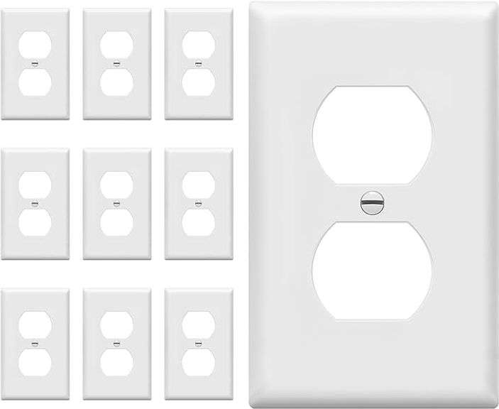 ENERLITES Duplex Wall Plates Kit, Electrical Outlet Covers