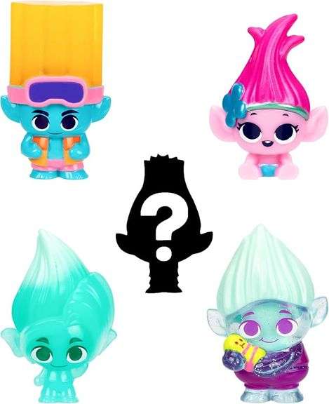 Trolls DreamWorks Fun Fair Surprise Mineez - 1.5 Inch Collectible Figures - Sweet Surprise