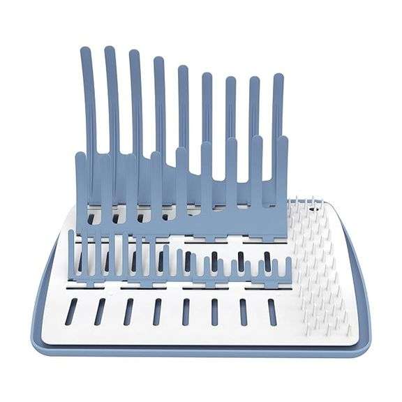 Dr. Brown's Folding Baby Bottle Drying Rack for Easy Storage, Dry Nipples