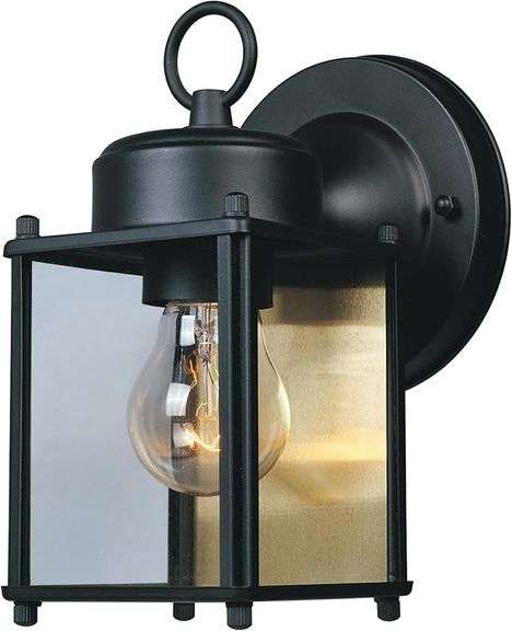 DESIGNERS FOUNTAIN Preston Outdoor Light Fixture, 8 Inch Exterior Wall Lantern Sconce