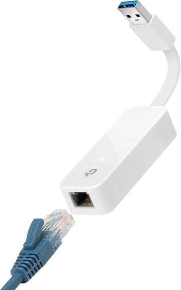 TP-Link USB to Ethernet Adapter, Foldable USB 3.0 to 10/100/1000 Gigabit Ethernet LAN Network Adapte