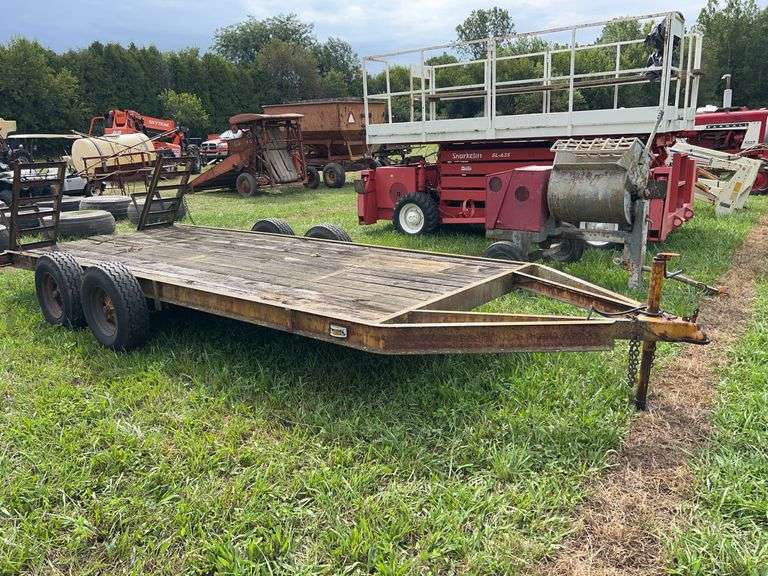 16' X 6'4" BUMPER PULL TRAILER no TITLE