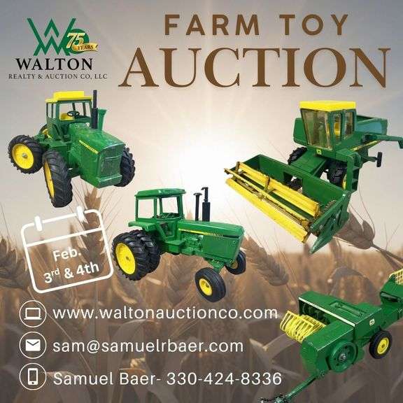 Massive 2-Day Farm & Vintage Toy Auction - Day 1