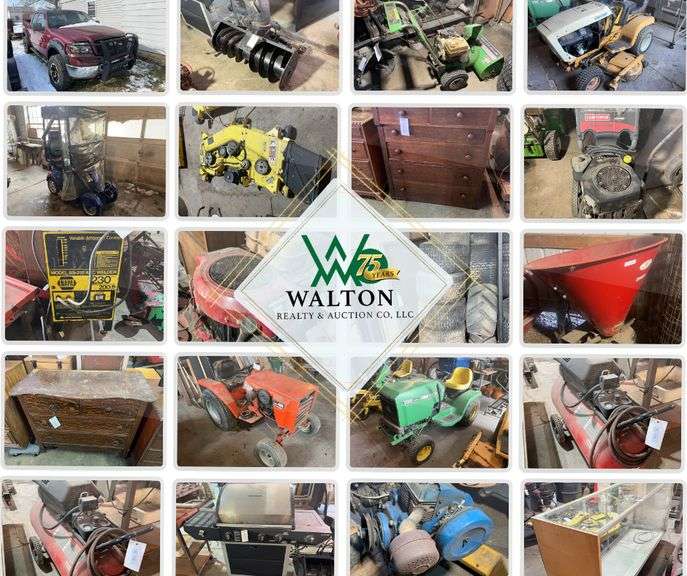 Online Auction | Lawn Tractors - Trailers - Tools | Ends February 10th @ 6PM
