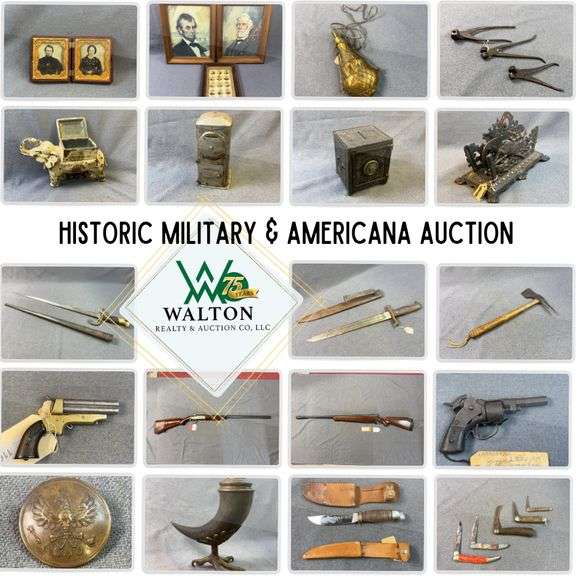 Almendinger Historic Military & Americana Online Auction - August 11th @ 6PM