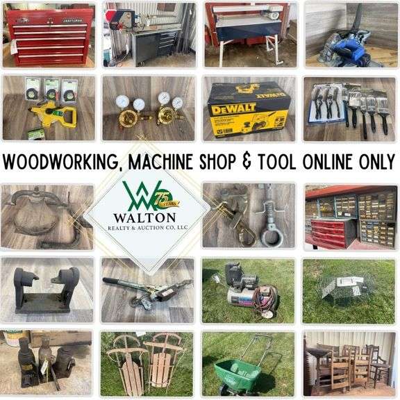 Woodworking, Machine Shop & Tool Online Only Auction - September 1st @ 6pm
