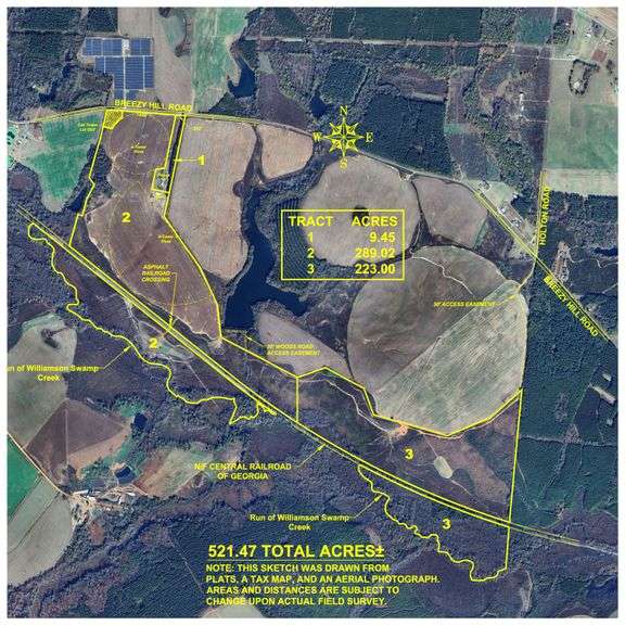 521+/- Acres - Beautiful Country Living Estate - Row Crop Farm, Improvements, Premium Hunting & Creek Frontage 