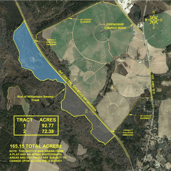Tract 1 - 92+/- Acres