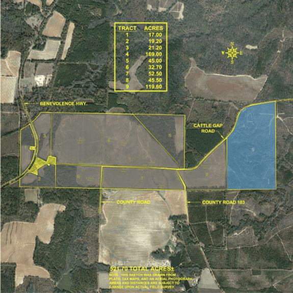 119.6+/- Acres