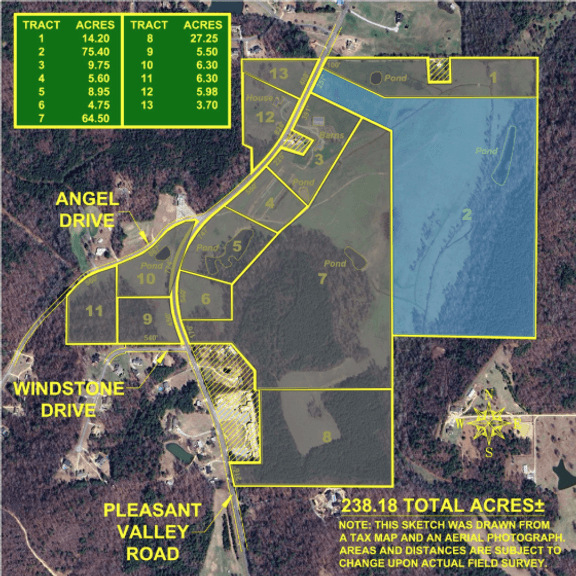 75.40+/- Acres with 1+/- Acre Pond