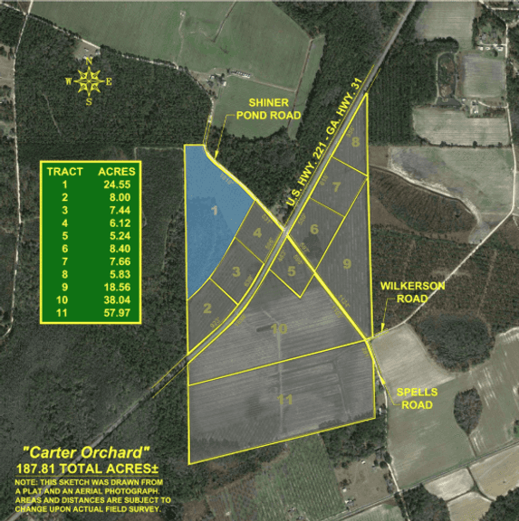 24.55+/- Acres