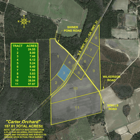 7.44+/- Acres