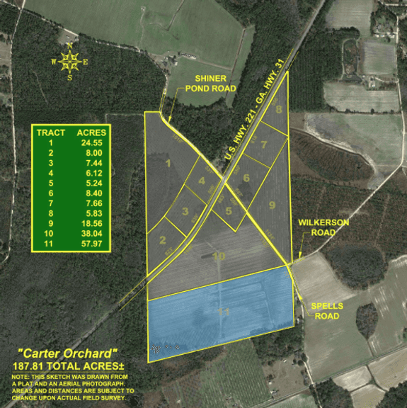 57.97+/- Acres