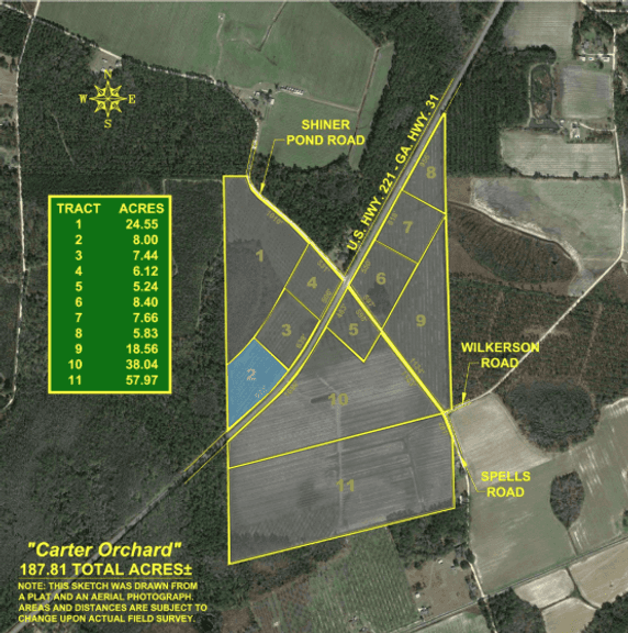 8.00+/- Acres