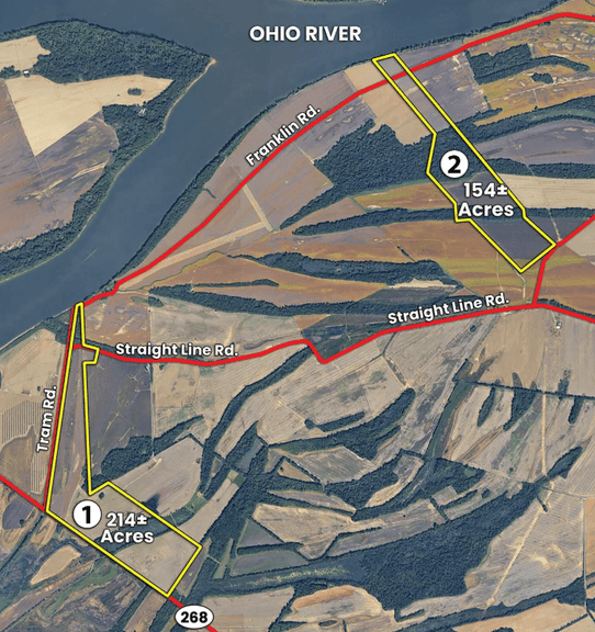VIRTUAL LAND AUCTION - 368 +/- AC CROPLAND AND RECREATIONAL ACREAGE